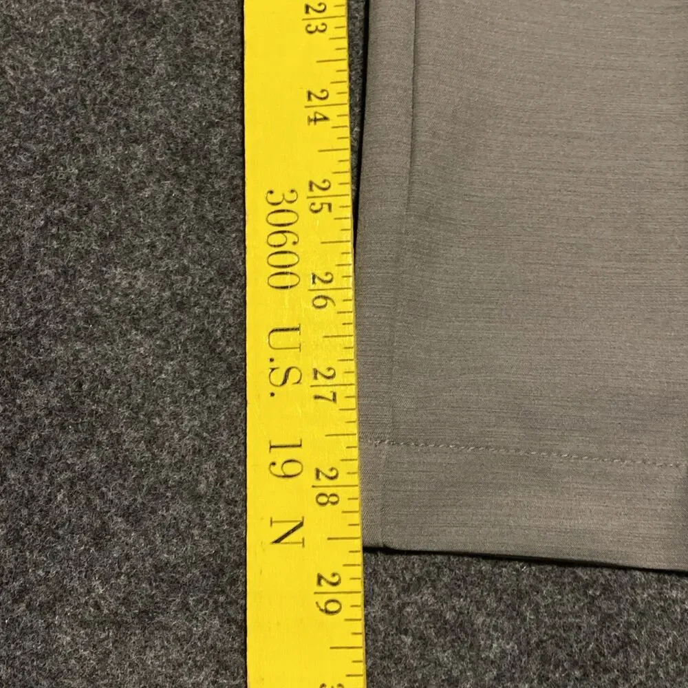 Greg Norman Mens Play Dry Performance Stretch Golf Pants Gray 34x30